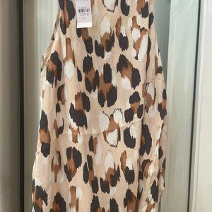 Ann Taylor Animal Print Camisole  Size Medium